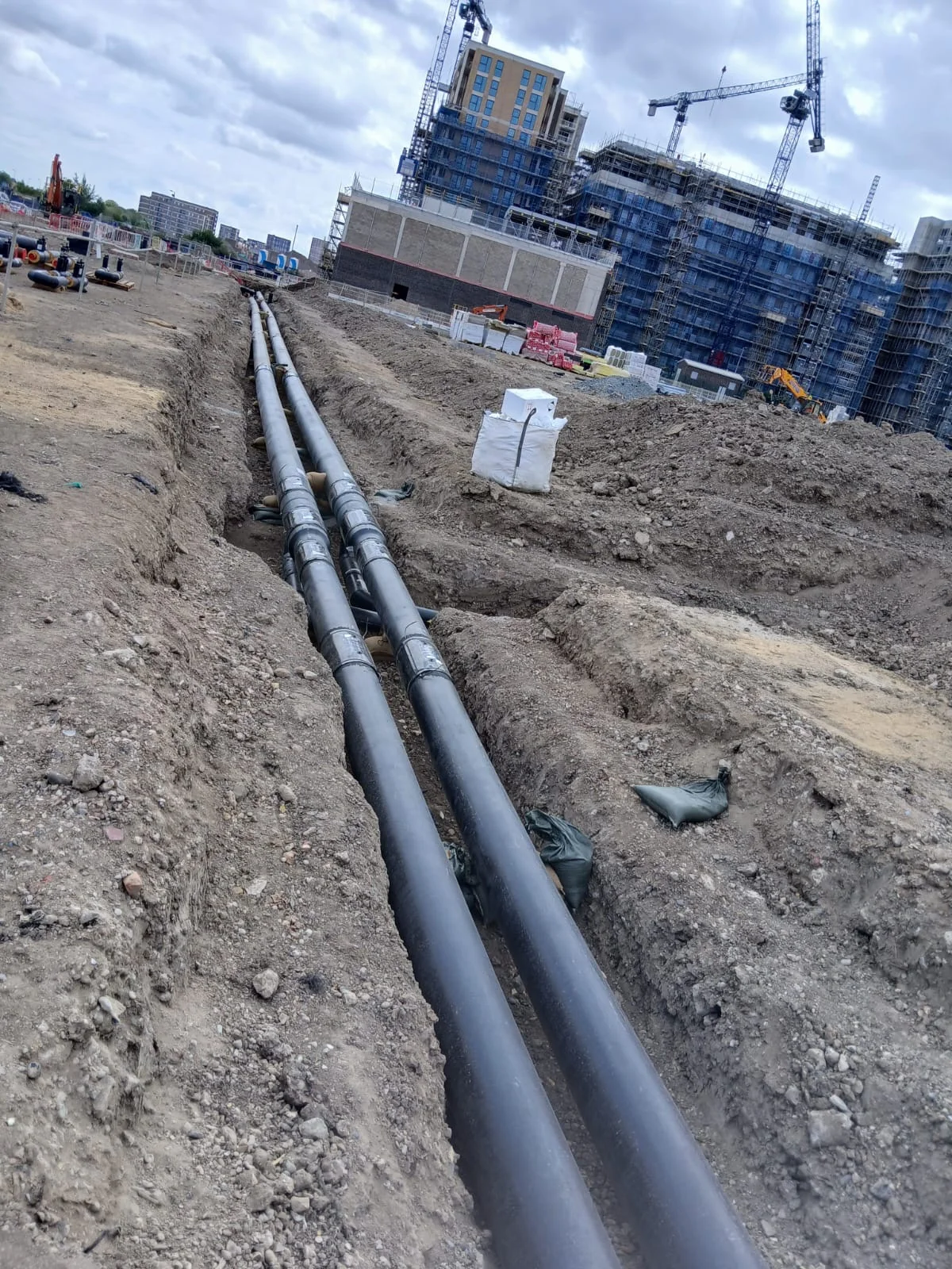 Dagenham Green project pipework detail