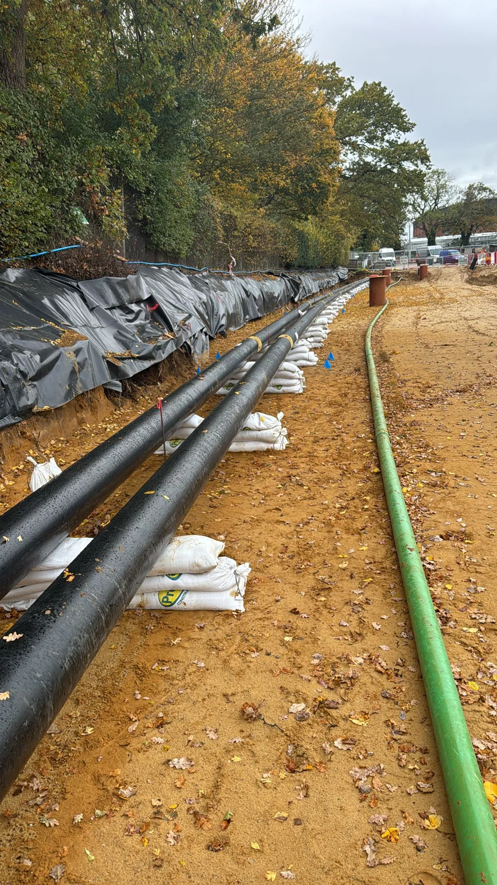 Norwich Research Park pipework installation